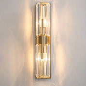 Luxury Crystal Wall Lamp with 2 Light Elements