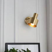 SolLuxe - Nordic Minimalist Gold Metal Column Wall Lamp