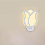 RoséGlow - Modern LED Wall Lamp in Creative Rose Design