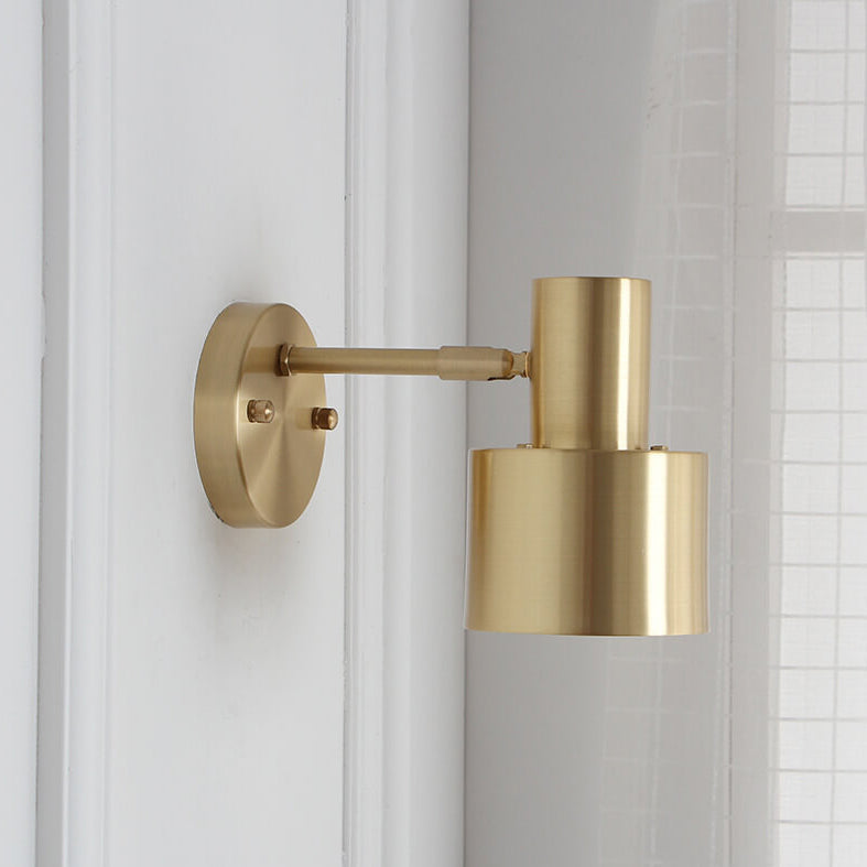 SolLuxe - Nordic Minimalist Gold Metal Column Wall Lamp