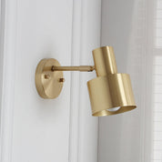 SolLuxe - Nordic Minimalist Gold Metal Column Wall Lamp