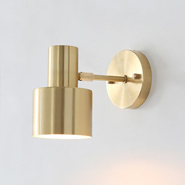 SolLuxe - Nordic Minimalist Gold Metal Column Wall Lamp