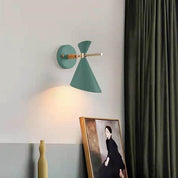 Nordic Simple Horn Shade 1-Light Wall Lamp