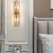 Luxury Crystal Wall Lamp with 2 Light Elements