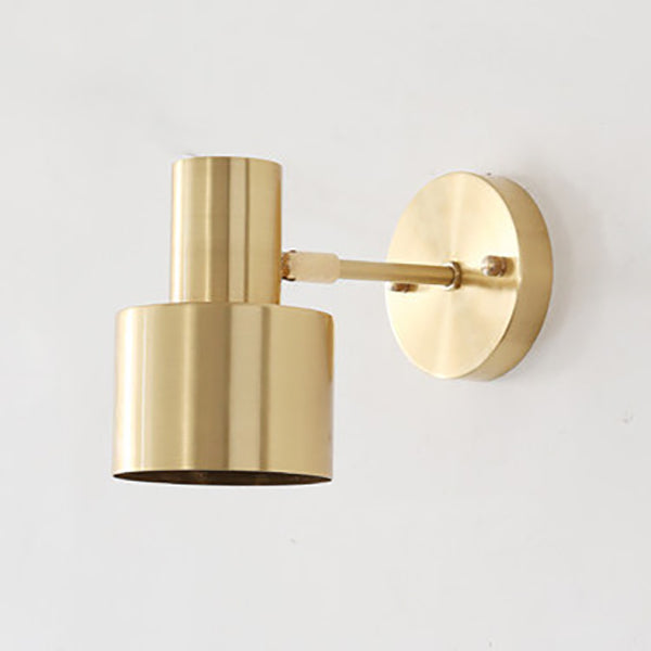 SolLuxe - Nordic Minimalist Gold Metal Column Wall Lamp