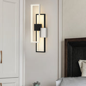 LumiSil - Minimalist Creative Square Frame Iron Silicone LED Wall Lamp