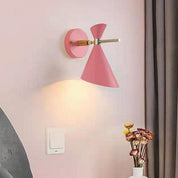 Nordic Simple Horn Shade 1-Light Wall Lamp