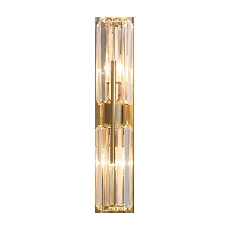 Luxury Crystal Wall Lamp with 2 Light Elements