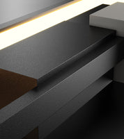 LumiSil - Minimalist Creative Square Frame Iron Silicone LED Wall Lamp