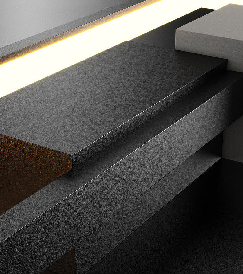 LumiSil - Minimalist Creative Square Frame Iron Silicone LED Wall Lamp