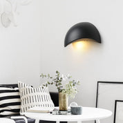 Luminia - Creative Minimalist Half-Round Aluminium LED Wall Lamp