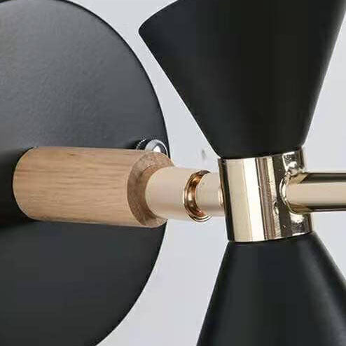 Nordic Simple Horn Shade 1-Light Wall Lamp