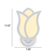 RoséGlow - Modern LED Wall Lamp in Creative Rose Design