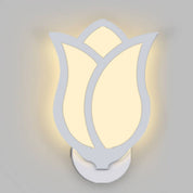 RoséGlow - Modern LED Wall Lamp in Creative Rose Design