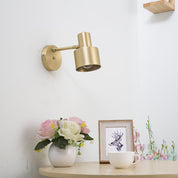 SolLuxe - Nordic Minimalist Gold Metal Column Wall Lamp