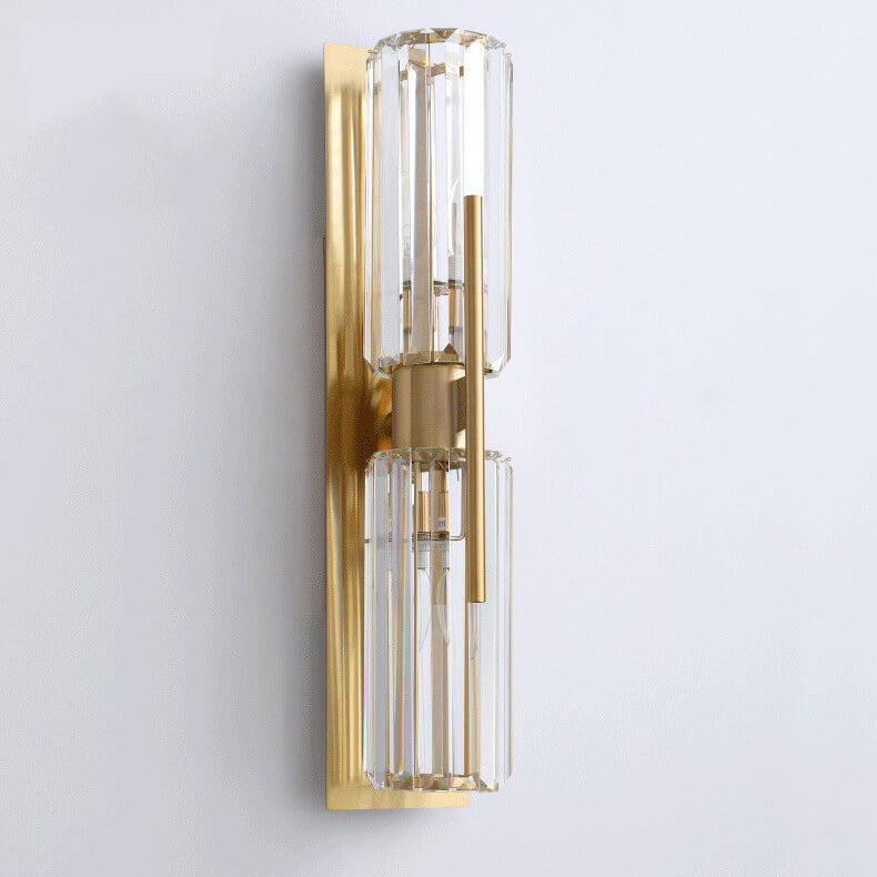 Luxury Crystal Wall Lamp with 2 Light Elements