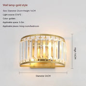 Crystal Light Wall Lamp