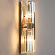 Luxury Crystal Wall Lamp with 2 Light Elements