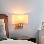 ScandiLicht - Modern Glass and Wood Wall Lamp