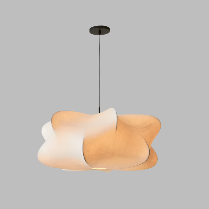 SimpliciteChic - Japanese Silk Pendant Light Wabi Sabi