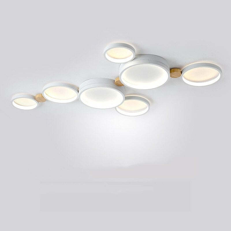ChicLumineux - Ceiling Light in White and Grey Metal