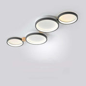 ChicLumineux - Ceiling Light in White and Grey Metal