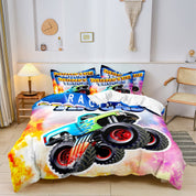 KidsGlow - Kids Duvet Cover Set Monster Truck