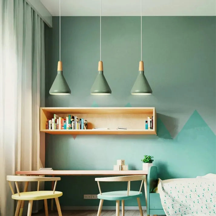 Macaron – Conical Metal Pendant Light