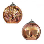 Innovative 3D Firework Coloured Glass Pendant Lamp with 1 Light Source