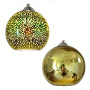 Innovative 3D Firework Coloured Glass Pendant Lamp with 1 Light Source