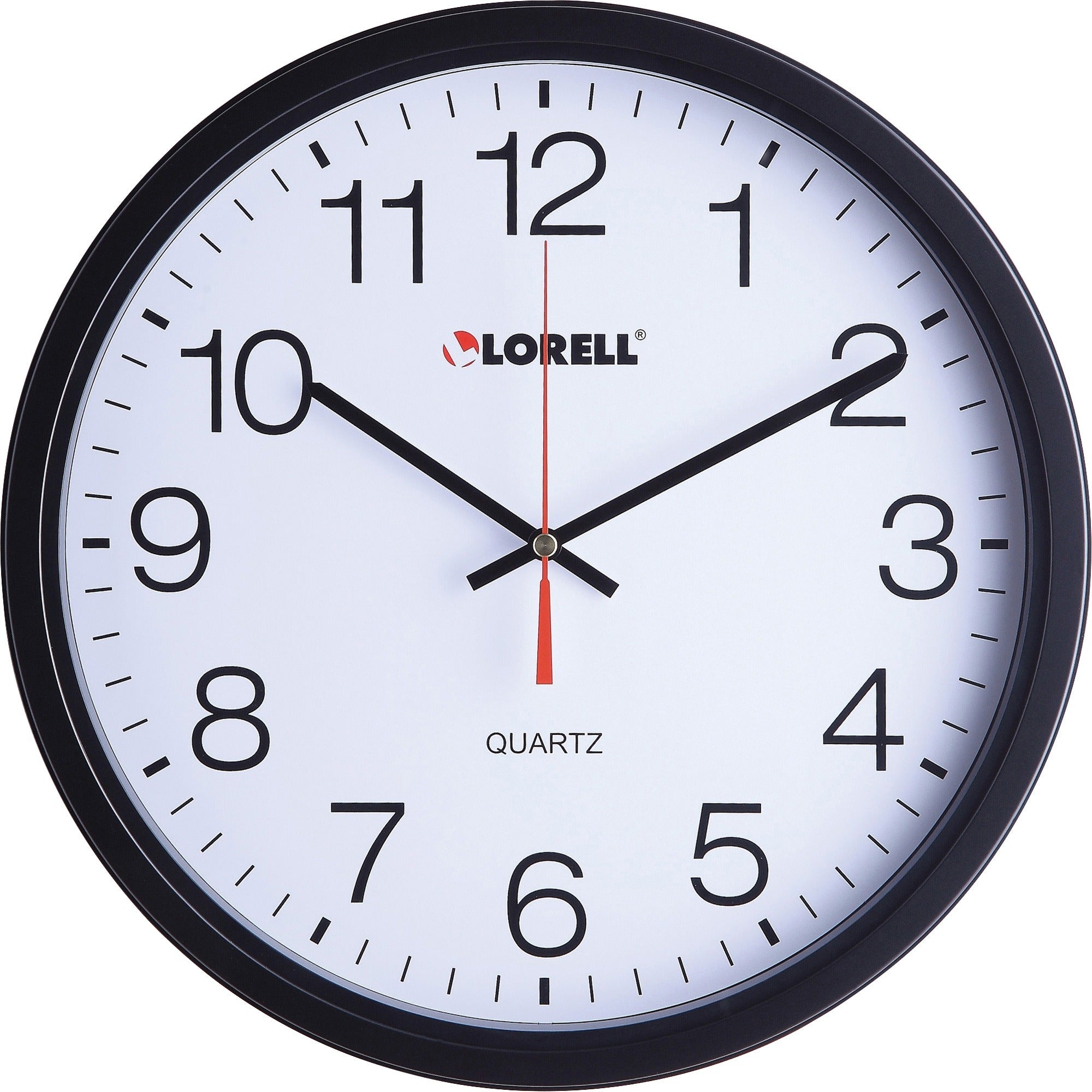 SilentDecor - Modern Black Glass Wall Clock with Silent Movement
