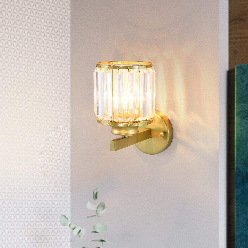 Cristalux - Modern Crystal Wall Light with 1 Light and Arm