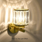 Cristalux - Modern Crystal Wall Light with 1 Light and Arm