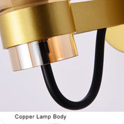 GlassDelight - Stylish cup-shaped glass wall lamp with 1 light