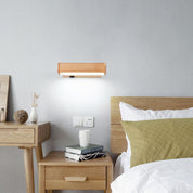 EcoWood - Modern Rotatable LED Wall Lamp made of Wood with 1 Light