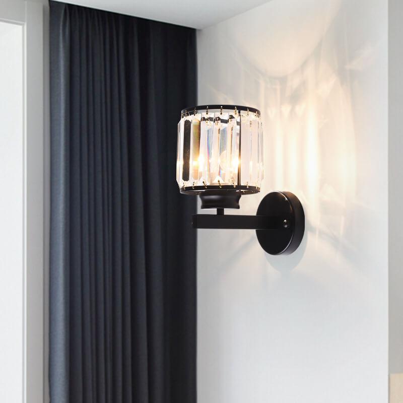 Cristalux - Modern Crystal Wall Light with 1 Light and Arm
