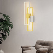 LumiSil - Minimalist Creative Square Frame Iron Silicone LED Wall Lamp