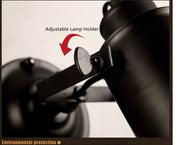 IronArm - Adjustable Wall Lamp with Wrought Iron Shade and Cylindrical Arm