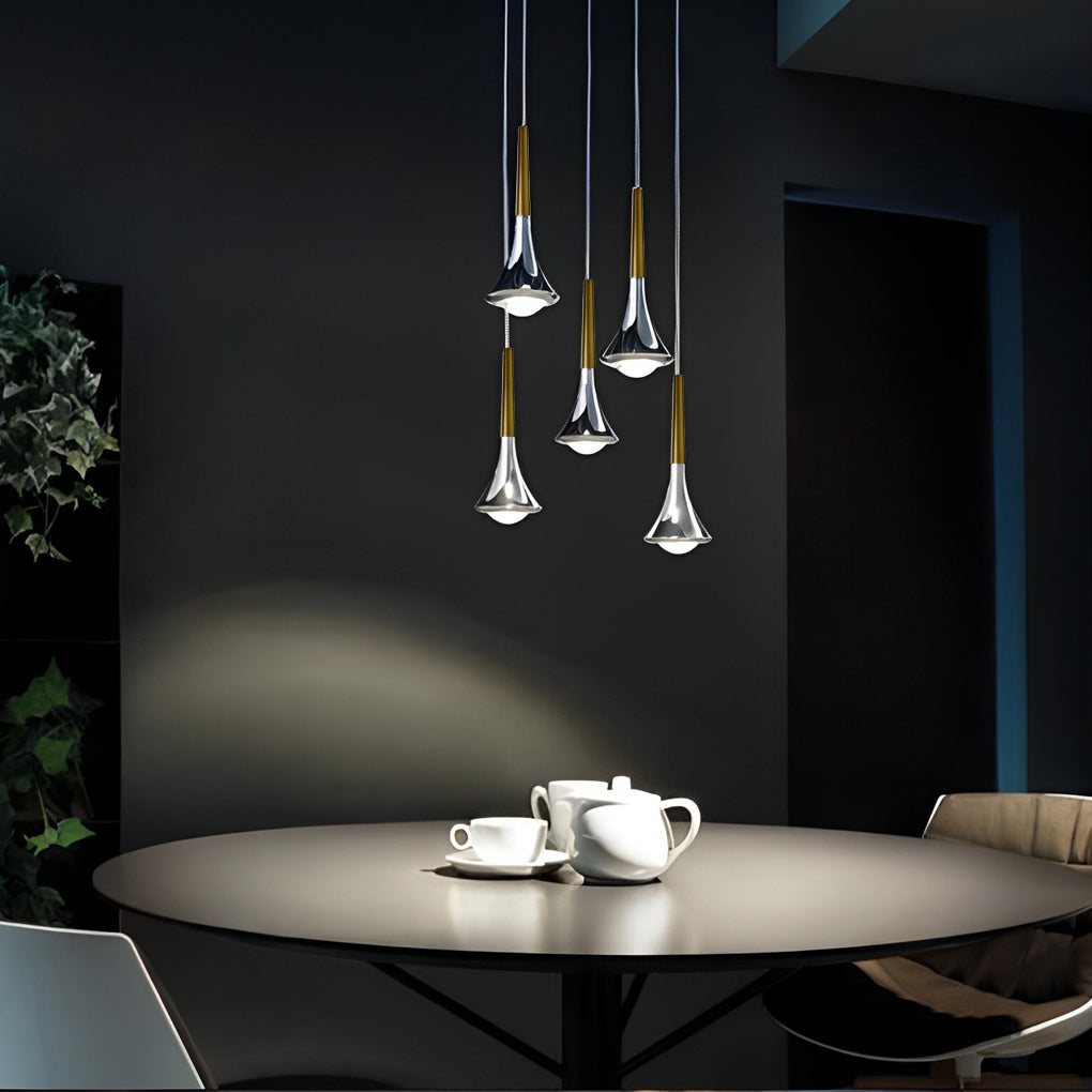 Nordic Pendant Lamp in the Shape of a Water Droplet - 1 Light