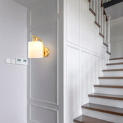 LichtGlow - Stylish Glass Wall Lamp with Cylinder Shape