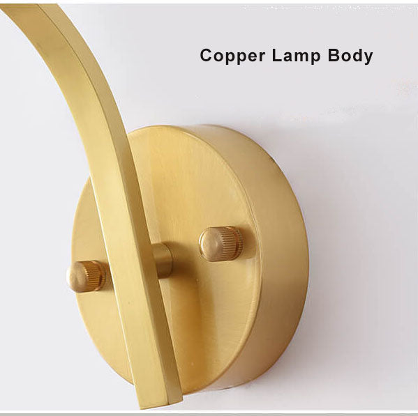 LichtGlow - Stylish Glass Wall Lamp with Cylinder Shape