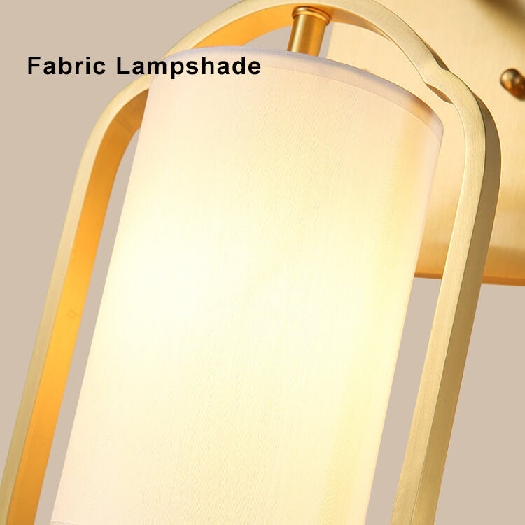 LightAtmosphere - Modern 1-light fabric wall lamp in Chinese style