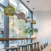 Innovative 3D Firework Coloured Glass Pendant Lamp with 1 Light Source