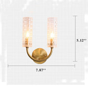LichtArc - Modern U-shaped wall lamp with two lights