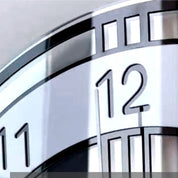 StilGlow - Analogue Wall Decoration, Silent Clock for Home