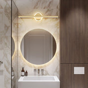 Leigh Modern Round/Square LED Wall Light Black/Gold Metal/Silicone Living/Sleeping/Bathroom