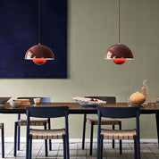Modern Creative 1-Light Pendant Lamp in Wrought Iron Geometric Design
