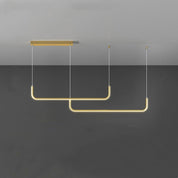 LuxeLight – Elegant Metal and Silicone Pendant Light