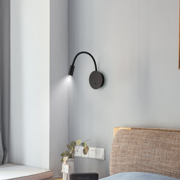 FlexiGlow - Modern LED Wall Lamp with 360-Degree Adjustable Light