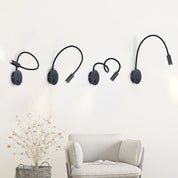 FlexiGlow - Modern LED Wall Lamp with 360-Degree Adjustable Light